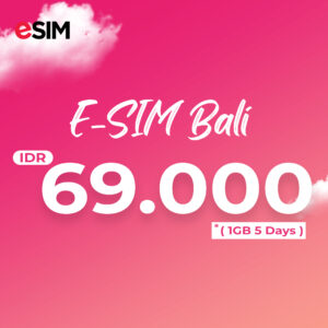 E-SIM Indonesia 1GB - 5 Days